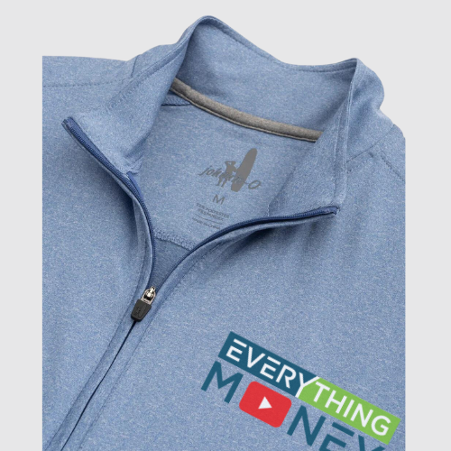 Everything Money Flex Performance 1/4 Zip Pullover by Johnnie-O